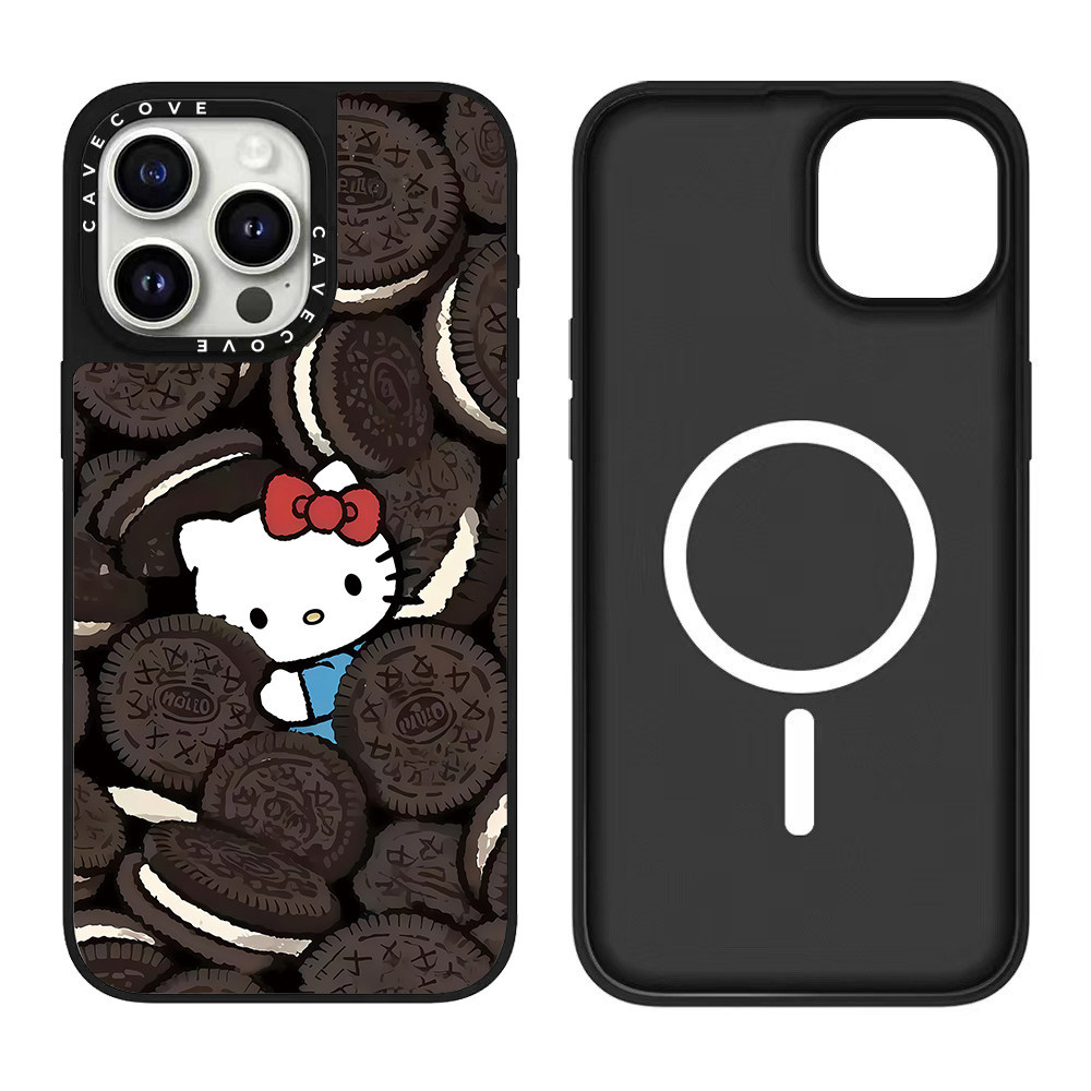 Cozy pattern character iPhone case