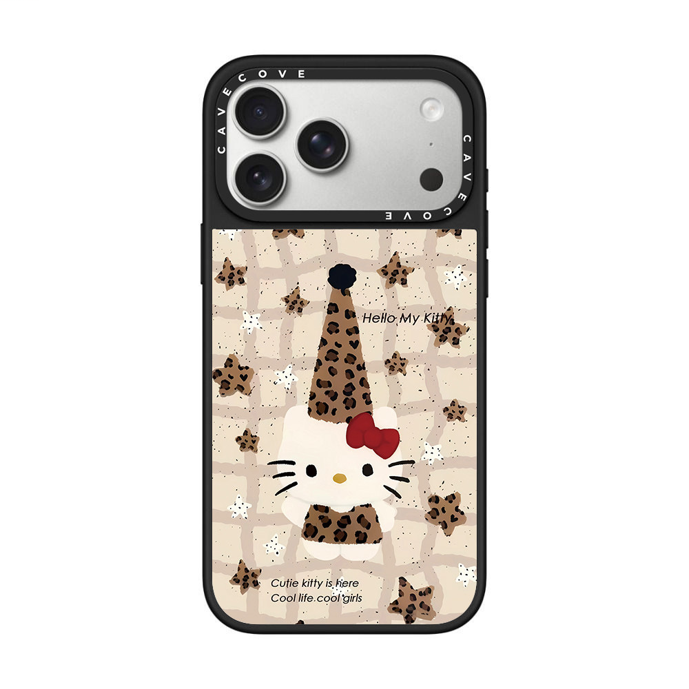 Cozy pattern character iPhone case