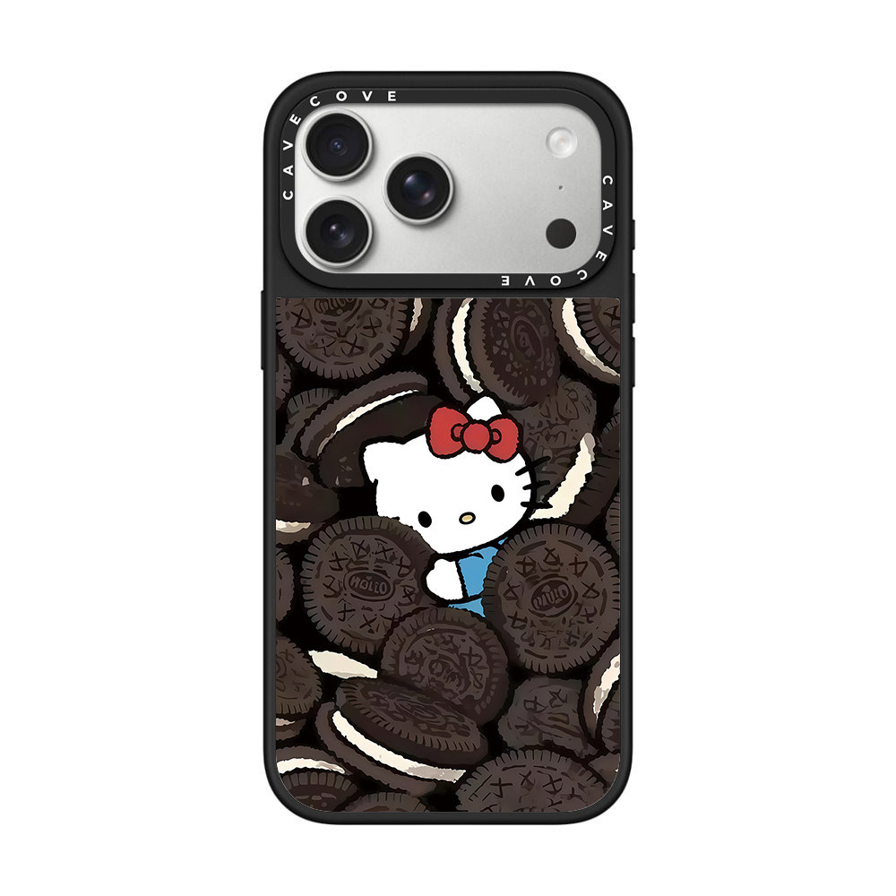 Cozy pattern character iPhone case