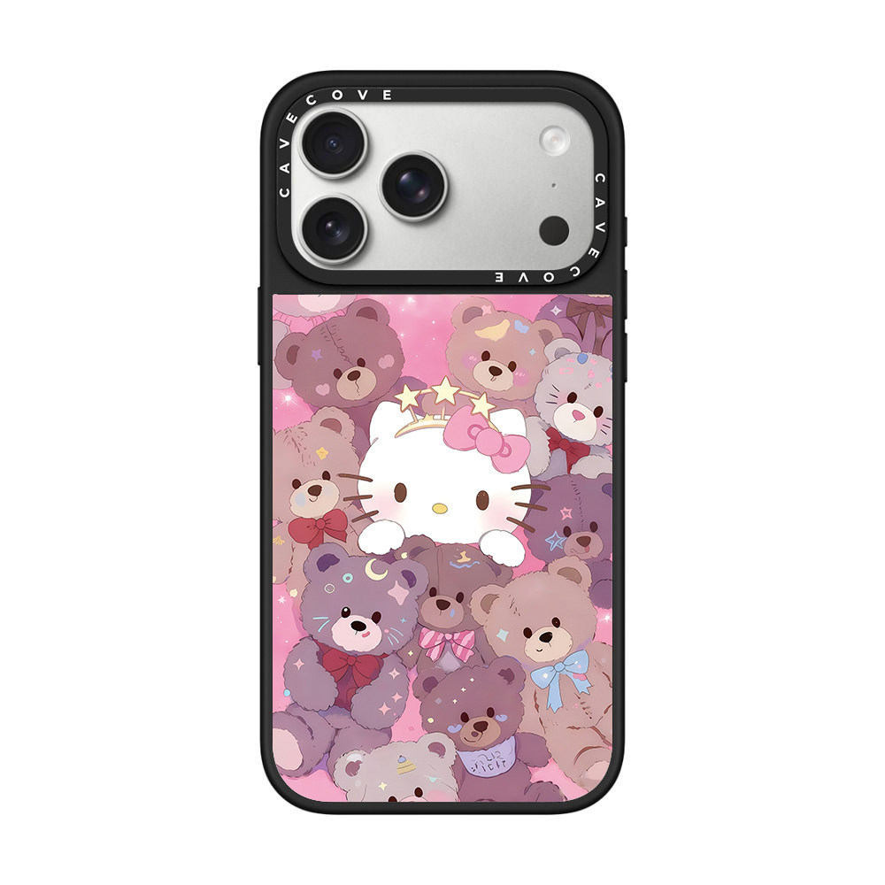 Cozy pattern character iPhone case
