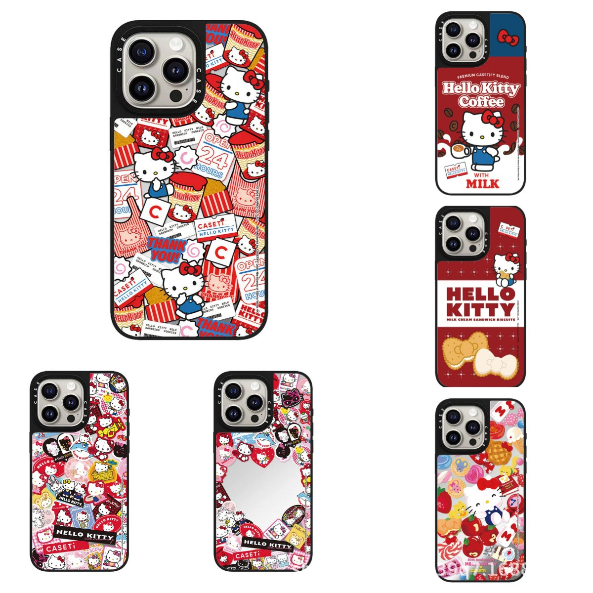 Cute snack character iPhone case